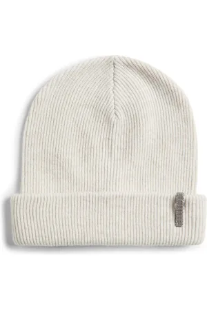 Brunello Cucinelli Gorro tejido de cachemira