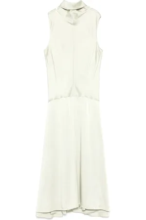 Jil Sander Vestido largo de satén