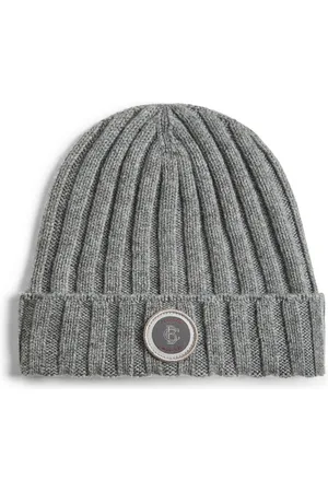 Brunello Cucinelli Gorro de cachemira con parche del logo