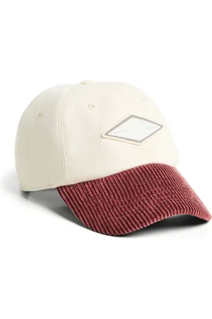 Brunello Cucinelli Gorra con parche del logo