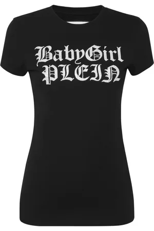 Philipp Plein Playera con logo y detalles