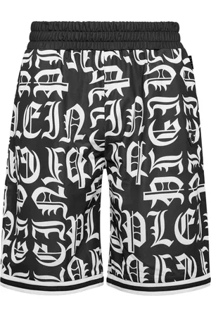 Philipp Plein Shorts con logo estampado