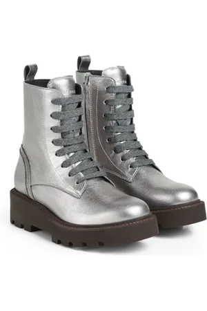 Brunello Cucinelli Botines metalizados