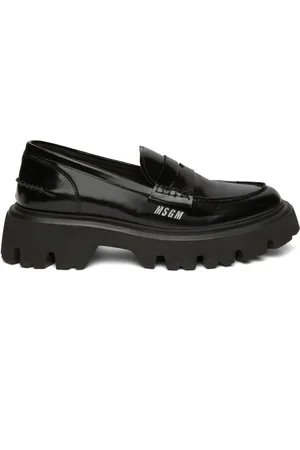 Msgm Mocasines penny con suela gruesa