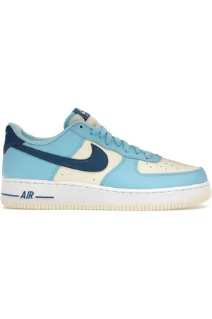Nike Tenis Air Force 1 Low Aquarius Blue/Coconut Milk