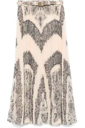 ZIMMERMANN Falda midi Sunray