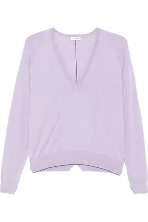 Lanvin Suéter con ribete calado