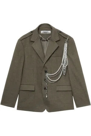 KIMHEKIM Blazer con detalle de cadena