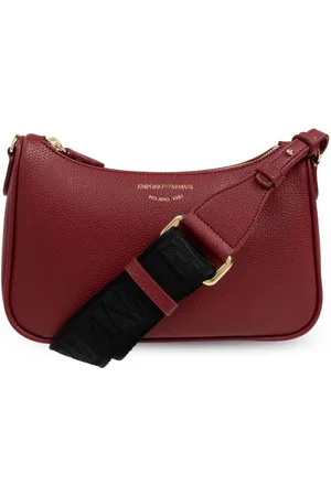 Emporio Armani Bolsa crossbody con venado estampado