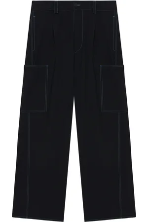 SUNNEI Pantalones anchos con costuras en contraste