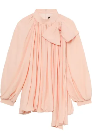 Simone Rocha Blusa drapeada con detalle de moño