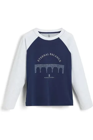 Brunello Cucinelli Playera con estampado gráfico