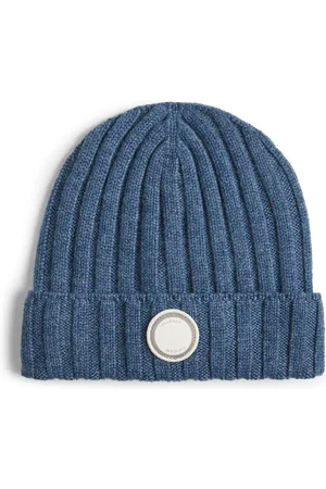 Brunello Cucinelli Gorro de cachemira con parche del logo