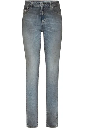 Philipp Plein Skinny jeans con apliques del logo