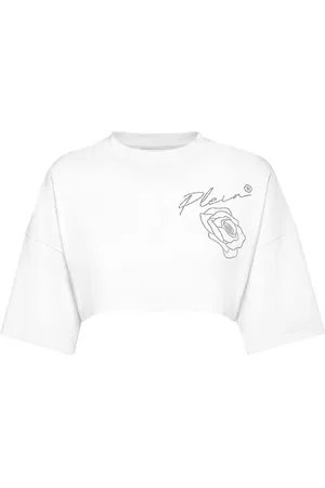 Philipp Plein Playera corta Roses