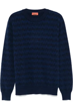 Missoni Suéter tejido en zigzag con cuello redondo