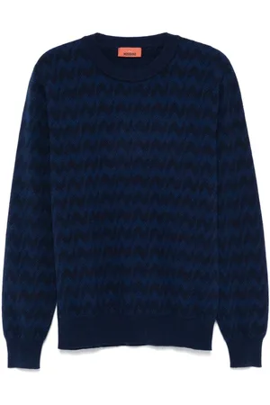 Missoni Suéter tejido en zigzag con cuello redondo