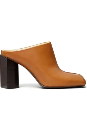 Tory Burch Mules con tacón retorcido de 90mm