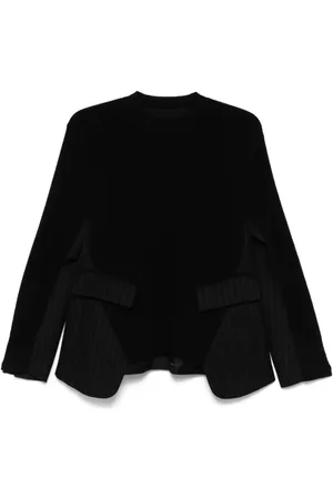 SACAI Suéter con rayas de tiza
