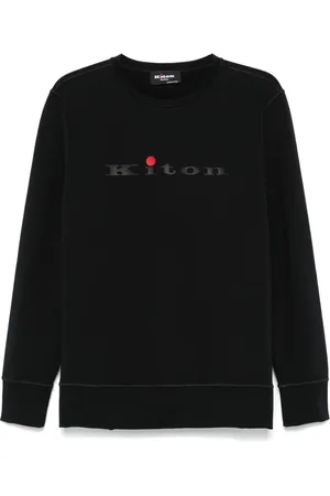 Kiton Sudadera con logo engomado