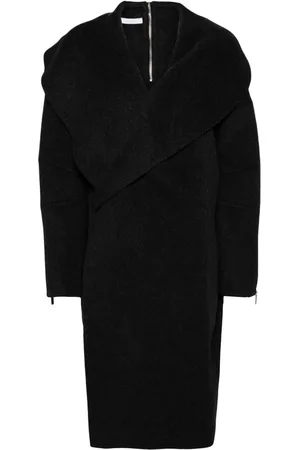 Helmut Lang Abrigo con detalles de cierre