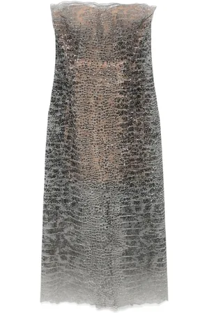 ERMANNO SCERVINO Vestido con efecto de piel de serpiente