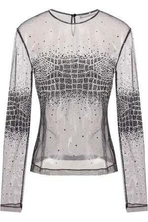ERMANNO SCERVINO Playera con detalles de cristal