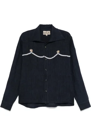 Kartik Research Camisa con detalle de perlas