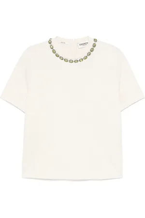 Essentiel Antwerp Playera con detalles de strass