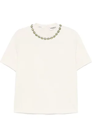 Essentiel Antwerp Playera con detalles de strass