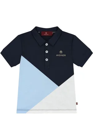 Aigner Playera tipo polo con logo bordado