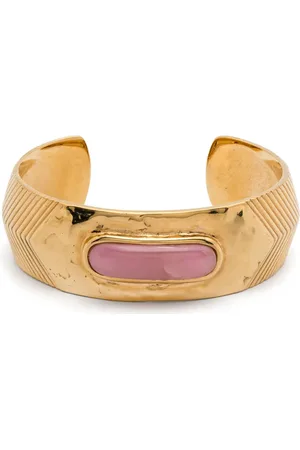 Aurélie Bidermann Rose quartz cuff bracelet