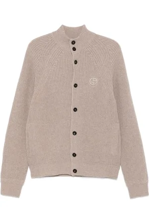 Giorgio Armani Cárdigan con logo bordado