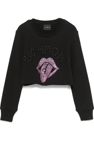 John Richmond Sudadera con detalles de strass