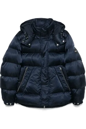 HUGO BOSS Chamarra con monograma en jacquard