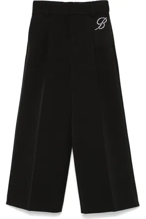 MISS BLUMARINE Pantalones con detalles de strass