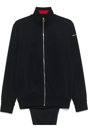 Kiton Traje de baño con logo bordado