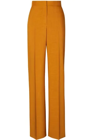 Tory Burch Pantalones de vestir con efecto melange