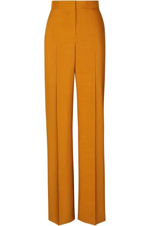 Tory Burch Pantalones de vestir con efecto melange