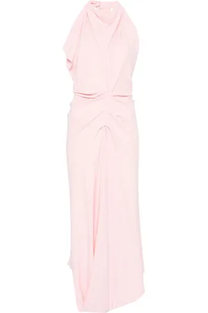 Victoria Beckham Vestido largo con diseño drapeado