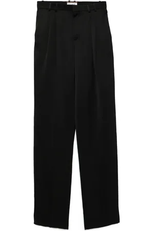 Saint Laurent Pantalones de satén