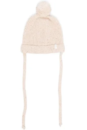 PAZ RODRIGUEZ Gorro tejido con pompón