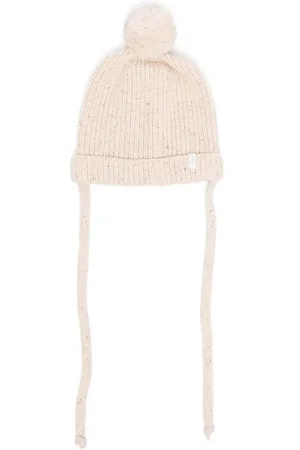 PAZ RODRIGUEZ Gorro tejido con pompón