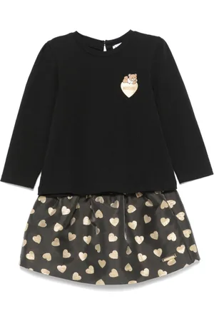 Moschino Set de falda con corazón bordado