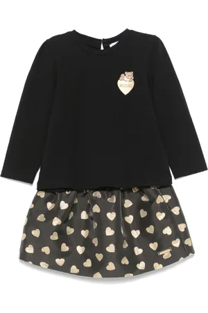 Moschino Set de falda con corazón bordado