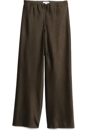 Vince Pantalones de satén al bies