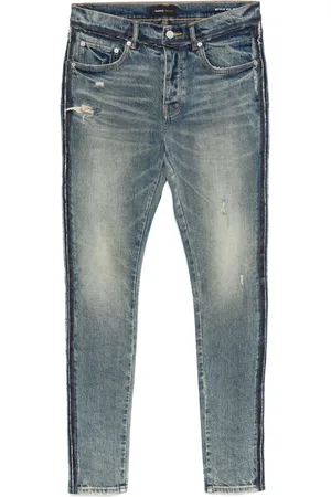 Purple Brand Skinny jeans con efecto envejecido