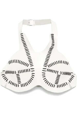 Manokhi Top con cuello halter