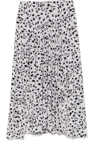 Patrizia Pepe Falda midi con estampado abstracto
