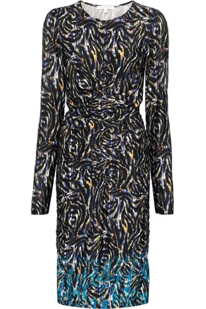 Patrizia Pepe Vestido midi con estampado abstracto